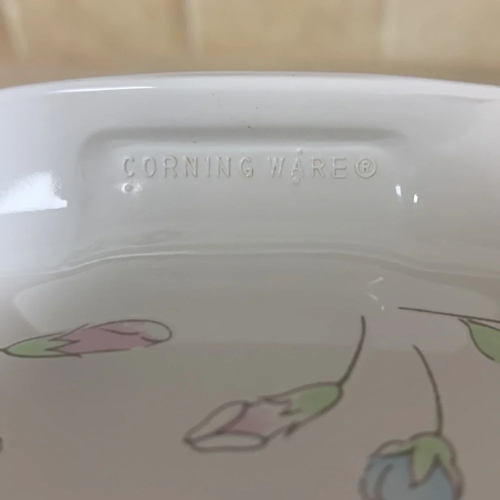 Pastel Bouquet Bakeware by CorningWare A-2-B 2 liter